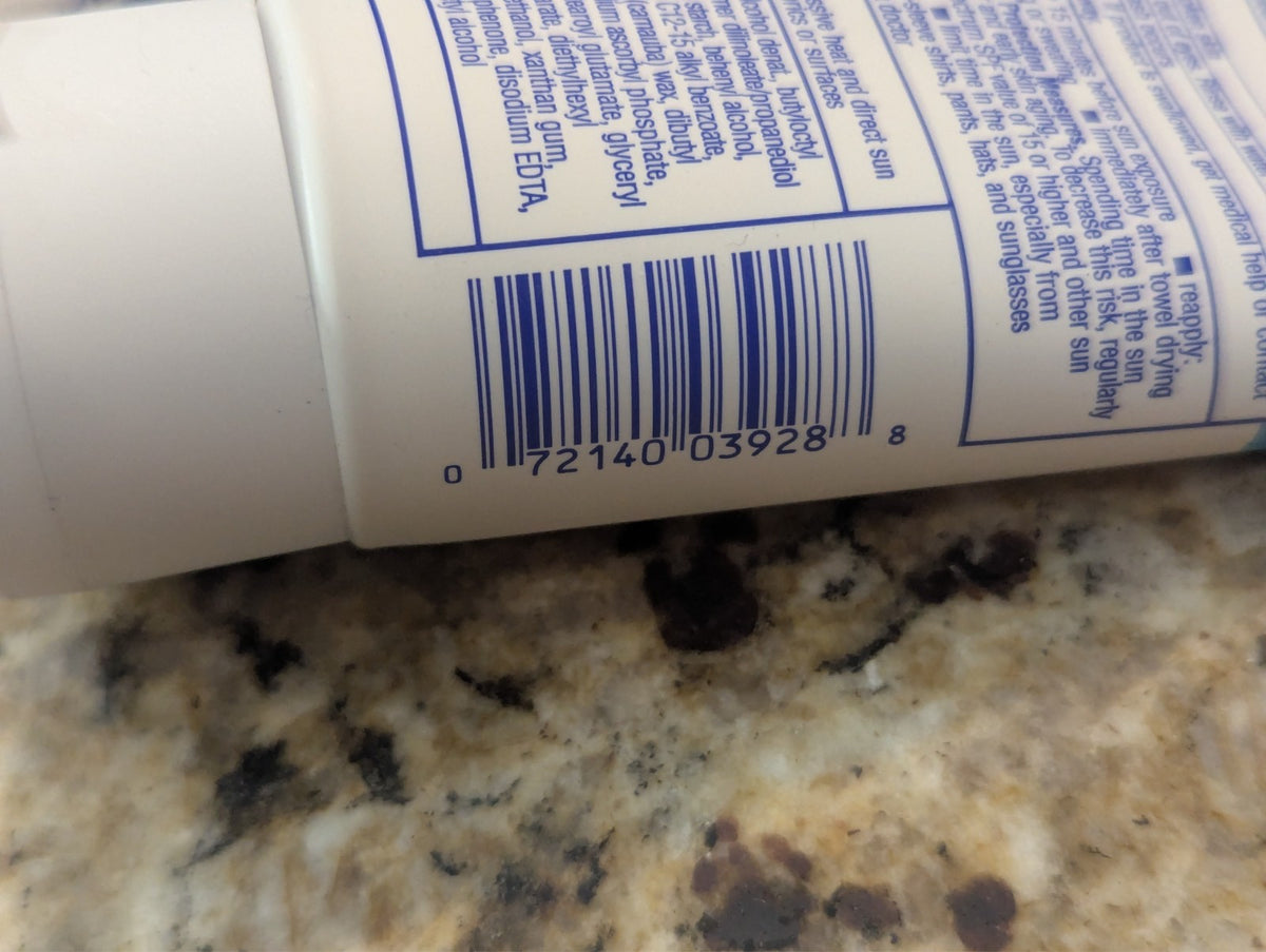 Water Resistant SPF45 Sunscreen for Face Travel Size 1.5oz 2-Pack