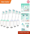 Replacement Toothbrush Heads for Sonicare E-Series 6 Pack – Compatible with Philips, Gentle Bristle Design