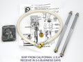 Vacuum Breaker for Backwash Unit - 1/2 Inch Male & Female Connectors, 10 Inch Length