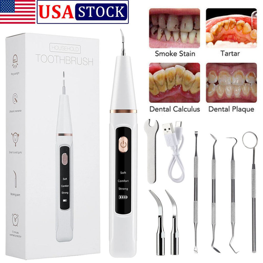 Electric Ultrasonic Dental Scaler for Teeth Cleaning & Stain Removal