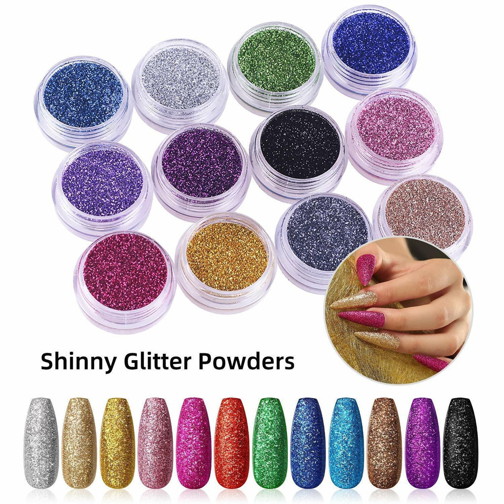 DIY Acrylic Nail Kit for Beginners with Gel Powder & Nail Tools