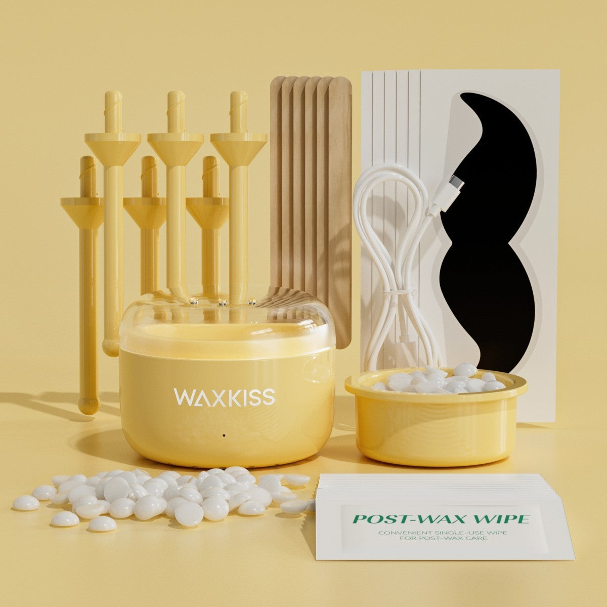 Portable Nose and Ear Wax Removal Kit with Wax Warmer and Accessories