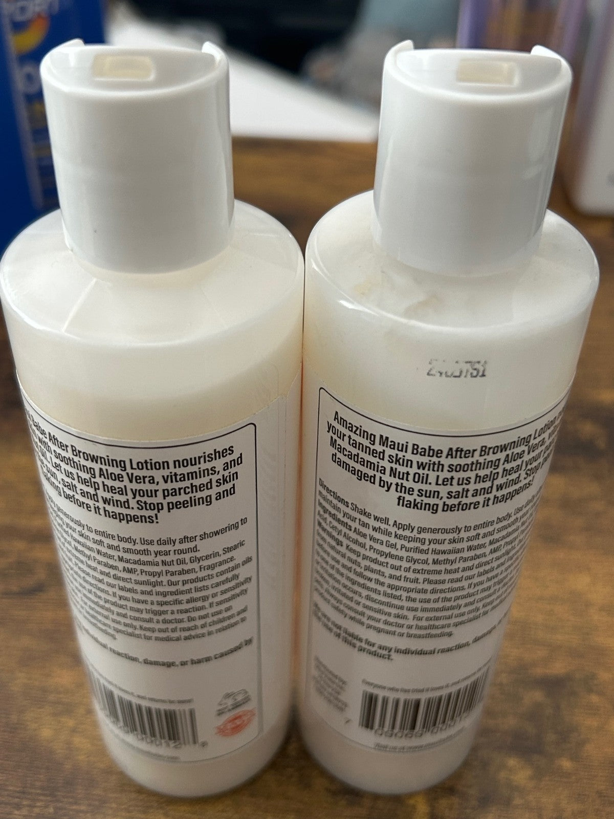 Maui Babe After Tan Lotion 8 oz - Soothing After Sun Skin Healer 2 Pack