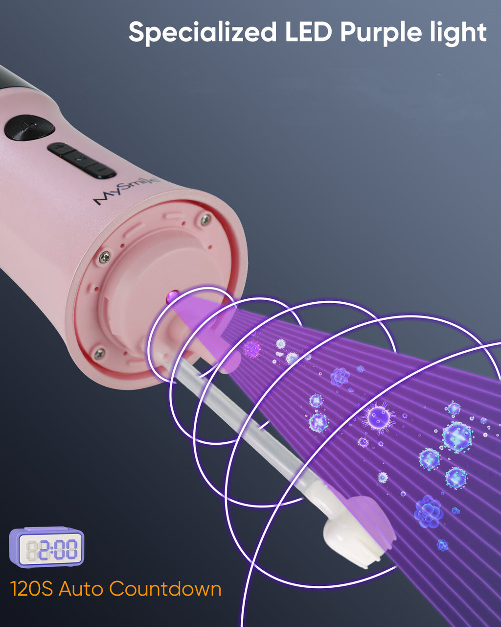Cordless Water Flosser with UVC Sterilizer 8 Tips Portable Oral Irrigator