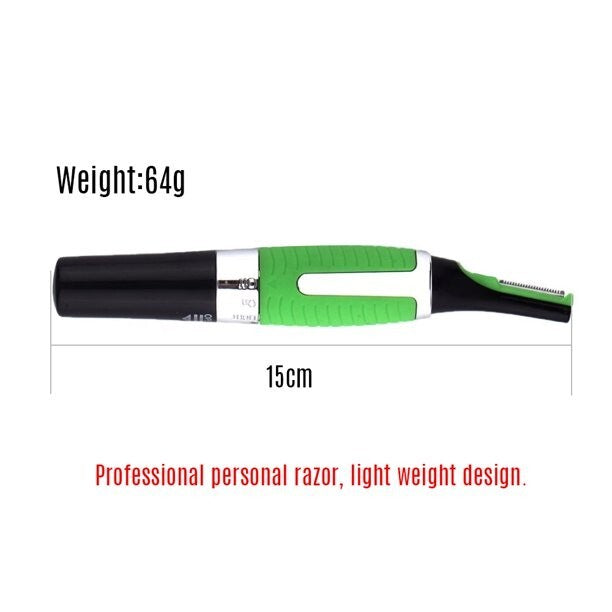 Men Nose Ear Face Hair Trimmer - Beard Mustache Eyebrow Clipper Shaver