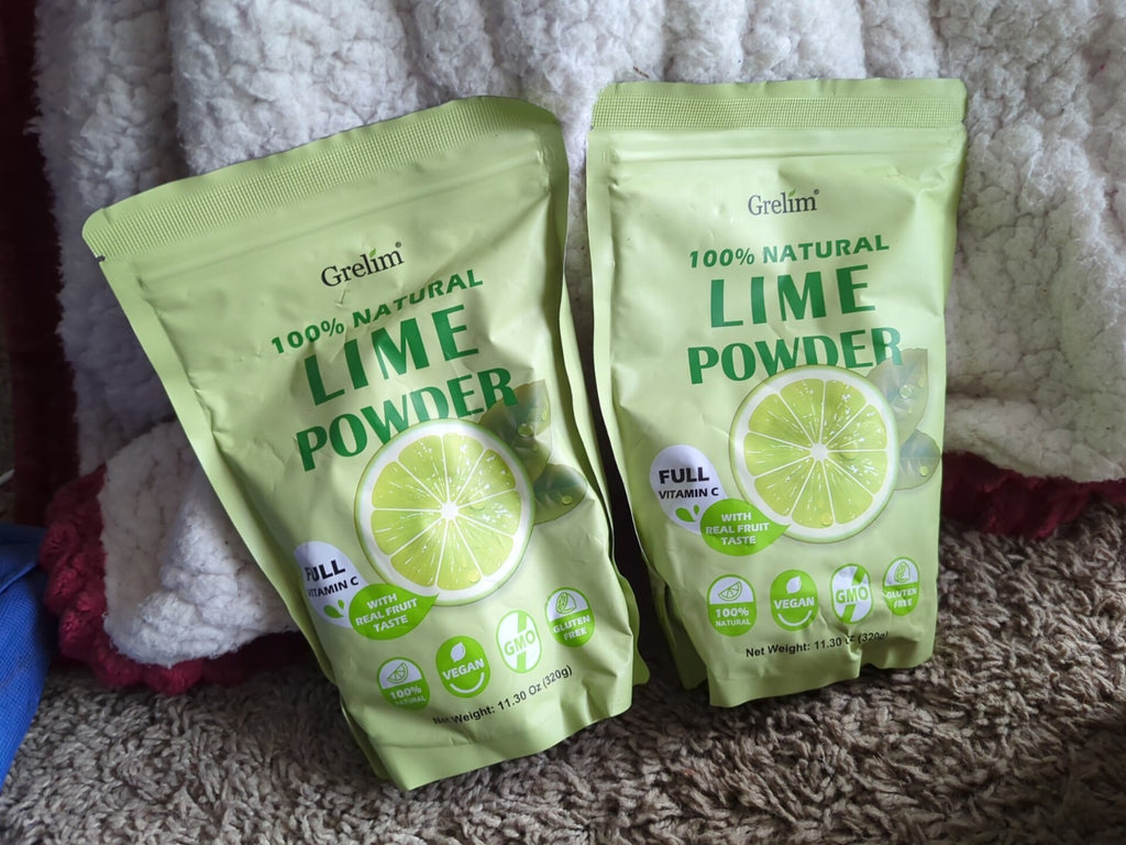 Lime Powder 11.3 Oz - Natural Cooking & Baking Ingredient, Pack of 2