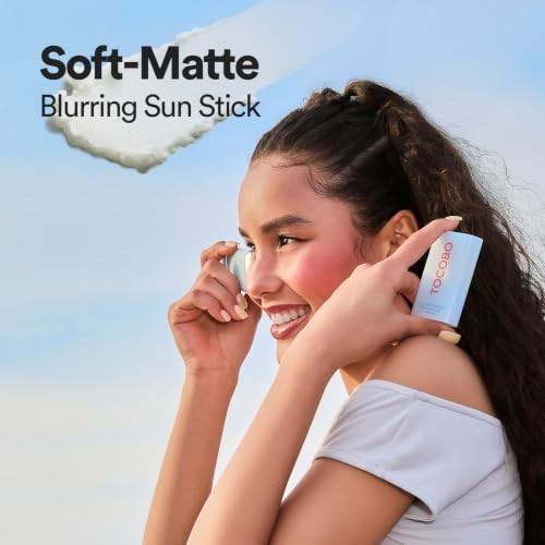 SPF 50 Sunscreen Stick for Face - Matte Finish, No White Cast, Travel Size