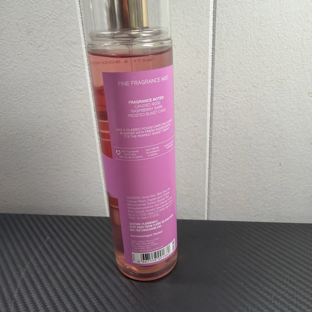 Sweet Petal Pound Cake Body Mist Spray 8 oz - Fine Fragrance for Women