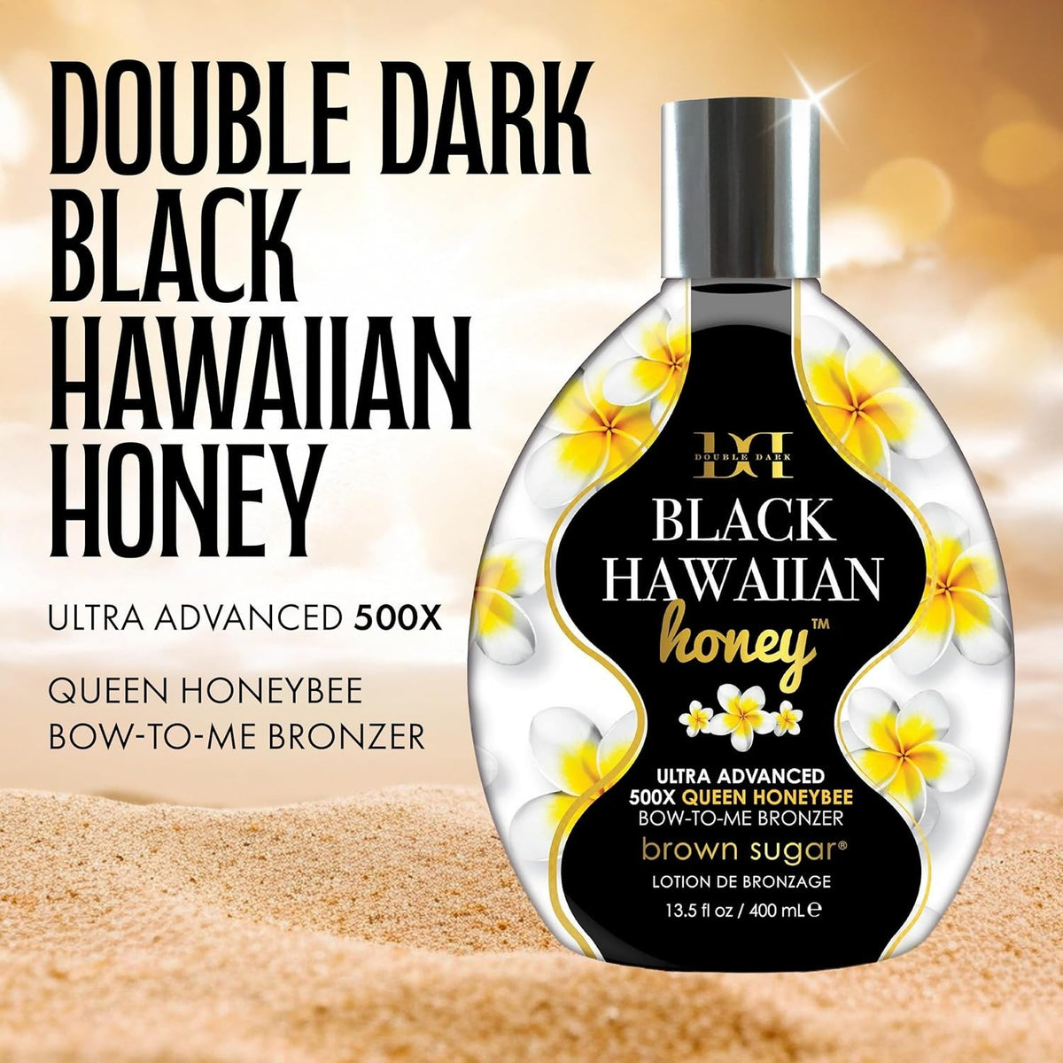 Black Bronzer Tanning Lotion with Hawaiian Extracts - 13.5oz