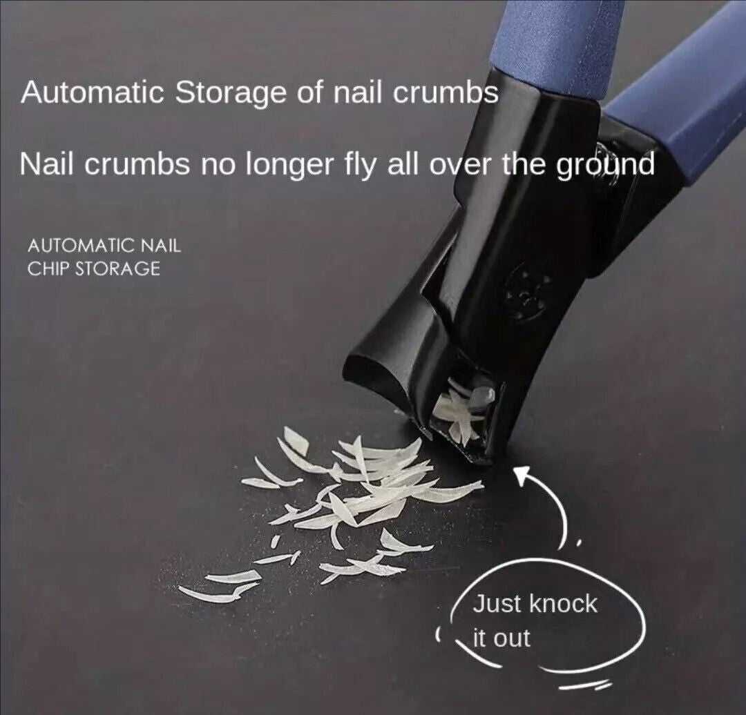 Extra Large Stainless Steel Toe Nail Clippers & Nail Scissors Set - Professional Pedicure Tool