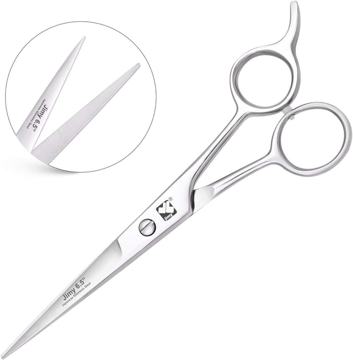 6.5-Inch Professional Hair Cutting Scissors - Ultra Sharp Stainless Steel Shears