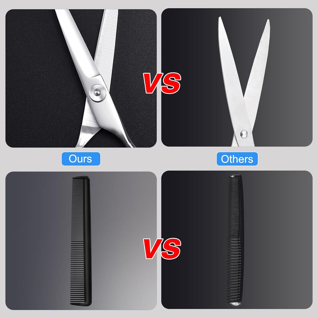 6.5 Inch Stainless Steel Hair Cutting Scissors Barber Shears for Salon & Home