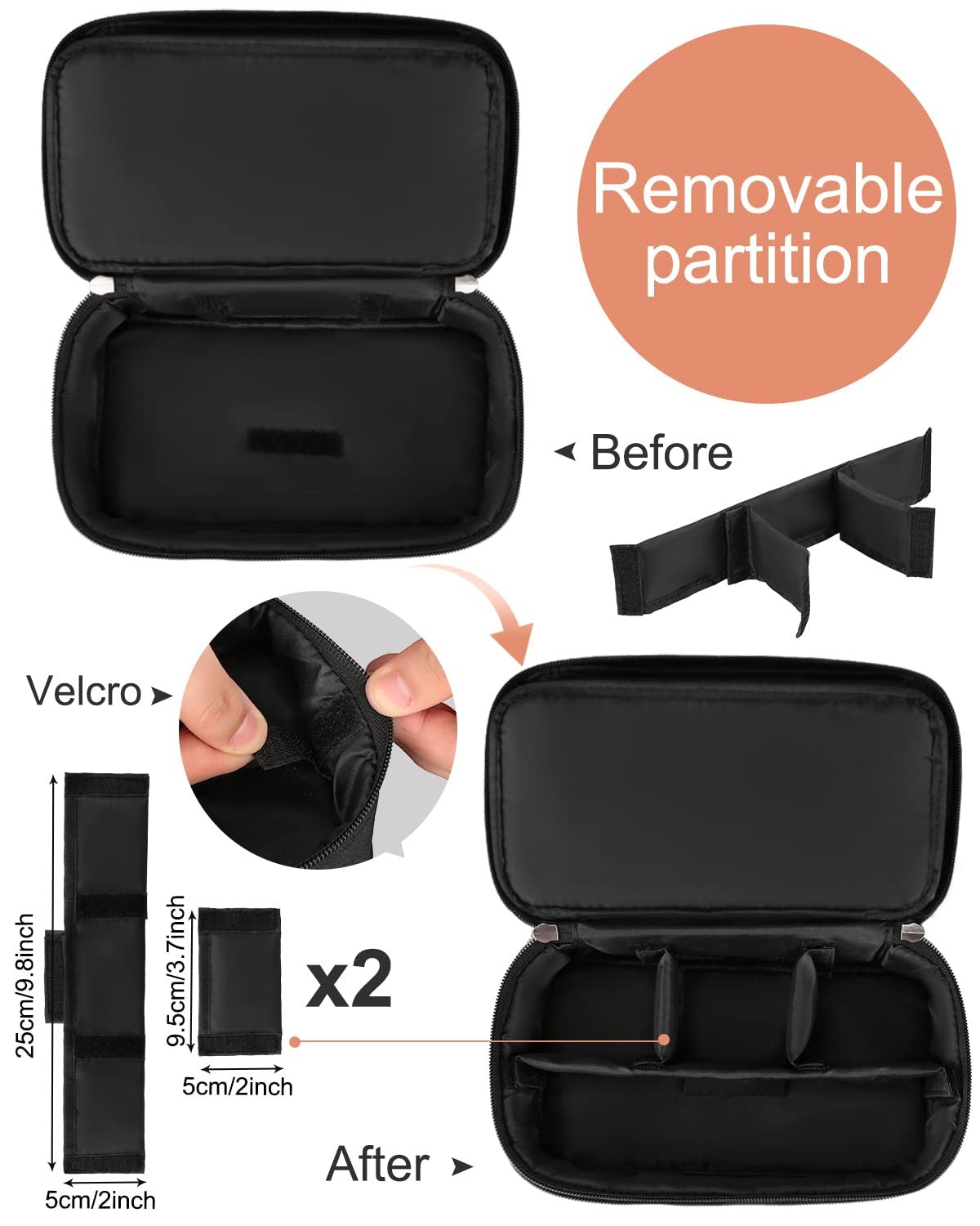 Professional Barber Tool Bag for Hair Clippers & Grooming Supplies