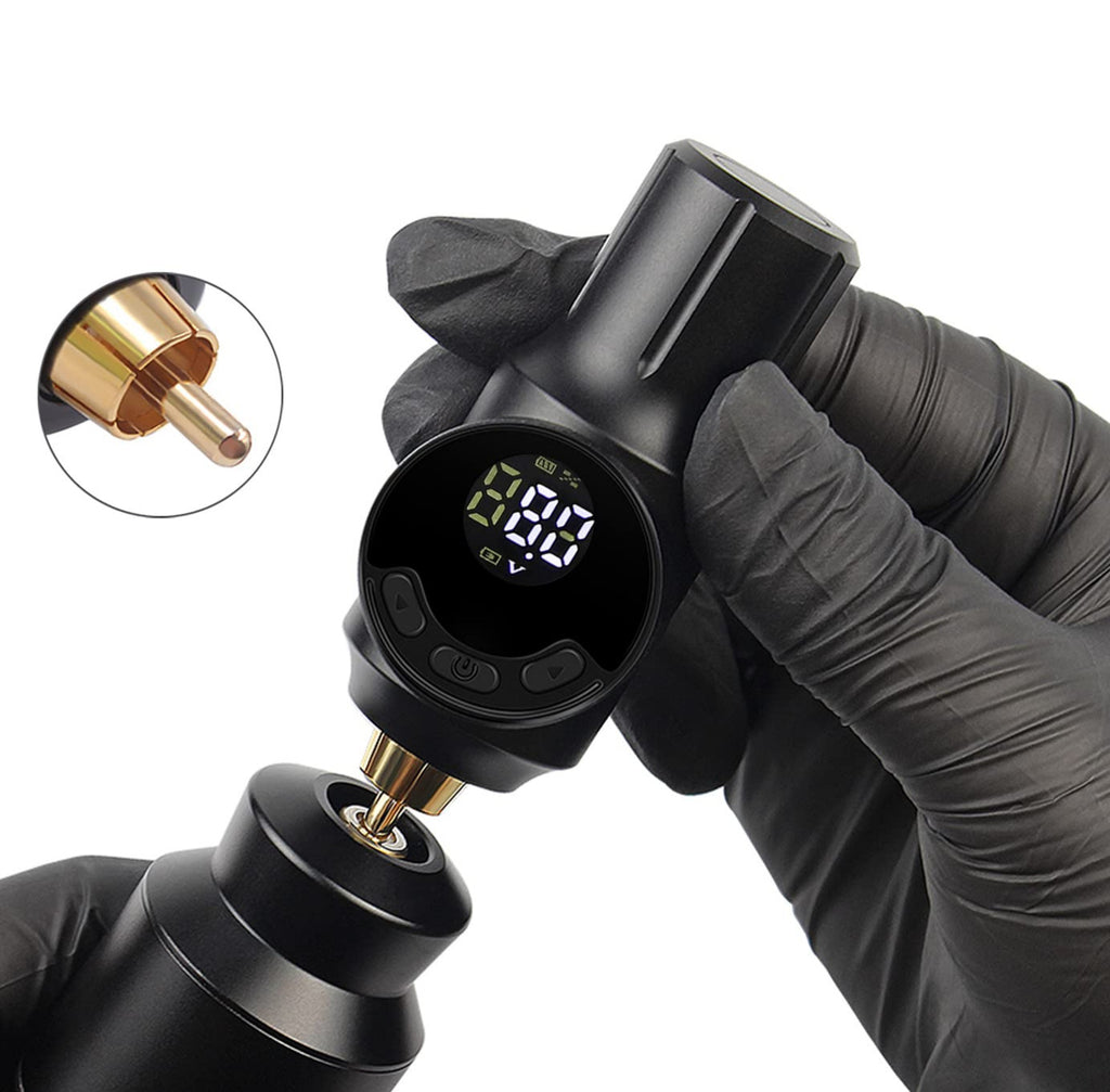 Wireless Tattoo Pen Kit - Javelin Freedom Portable Rotary Machine with RCA Power Pack