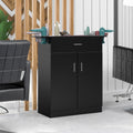 Salon Hair Styling Station with Storage Cabinet & Drawers – Professional Barber & Beauty Equipment