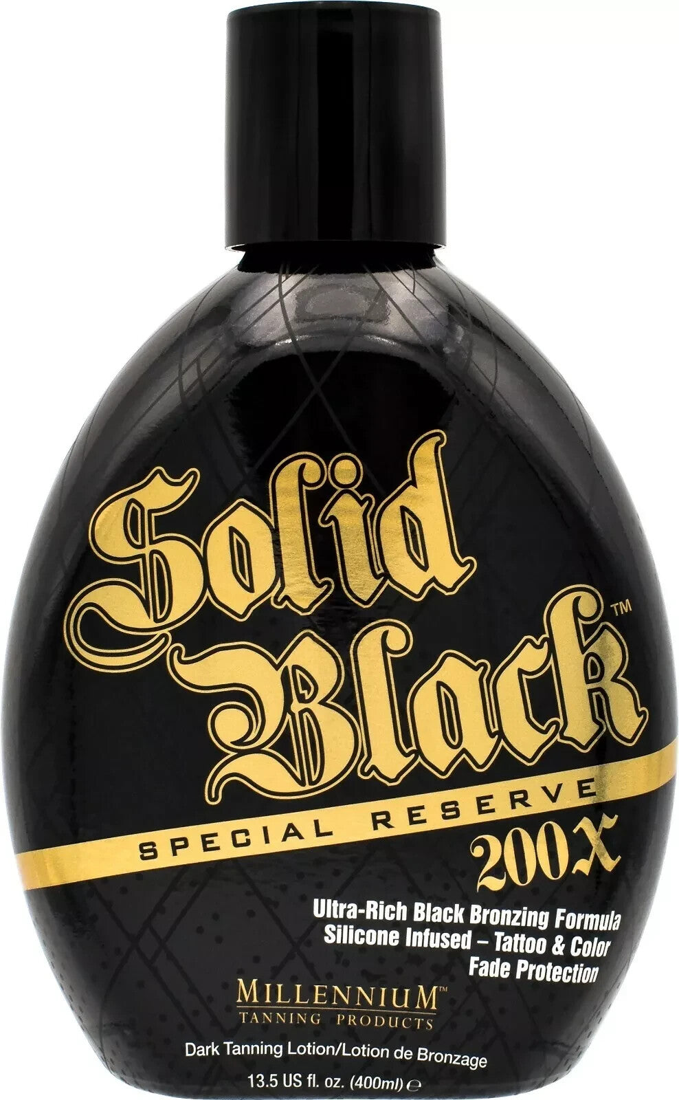 Millennium Solid Black Special Reserve 200X Tanning Lotion 13.5 oz