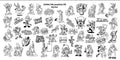 Nail Stamping Plate Cartoon Design - Anna Life Positive 05