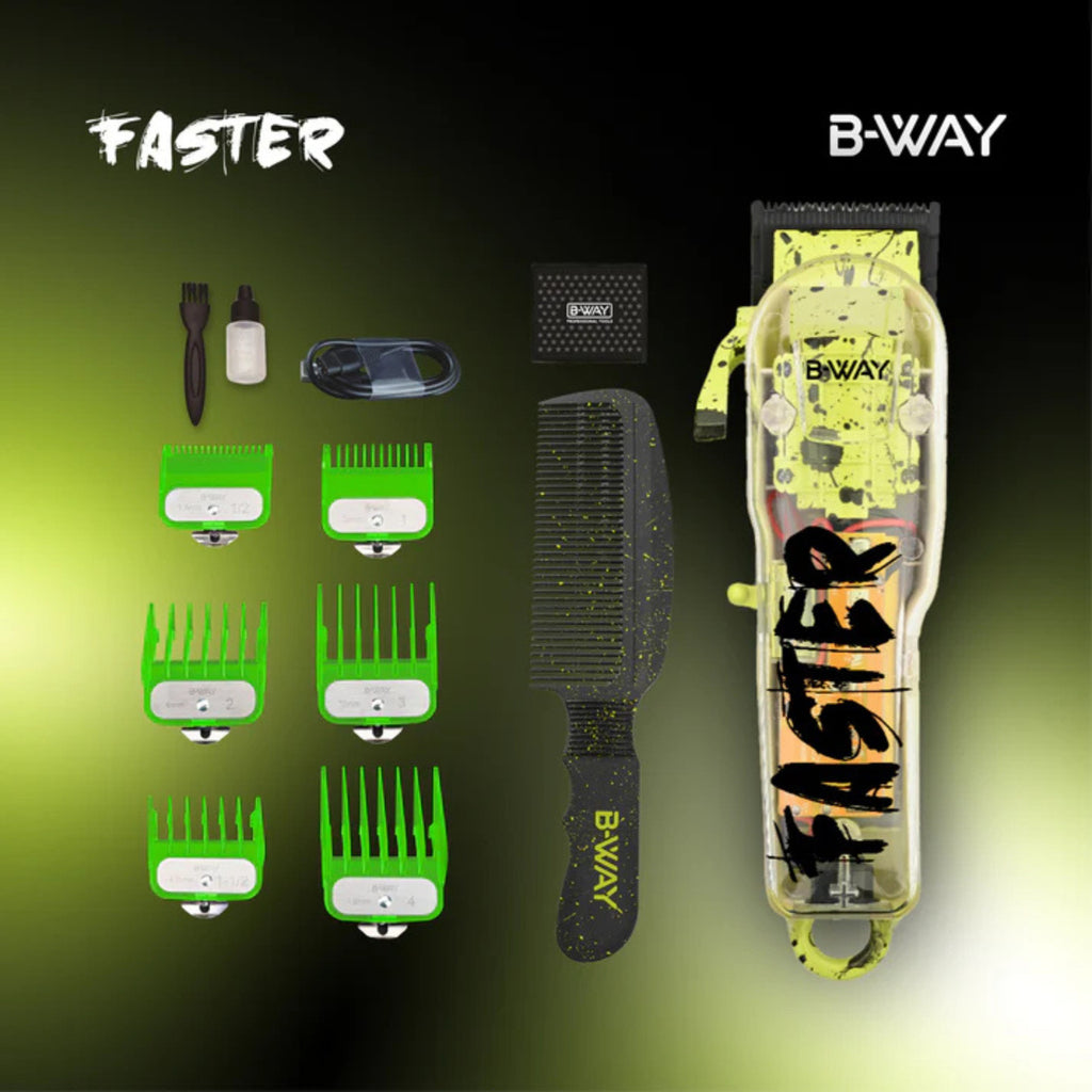 Professional Cordless Hair Clipper with 7800 RPM Motor & 13-Piece Kit