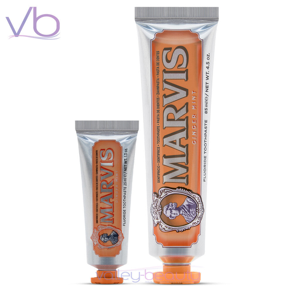 Luxury Italian Ginger Mint Toothpaste with Hot & Cold Effect - All Sizes