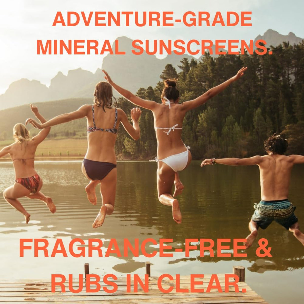 Mineral Sunscreen SPF 50 No White Cast Reef Safe Non-Nano Zinc Waterproof