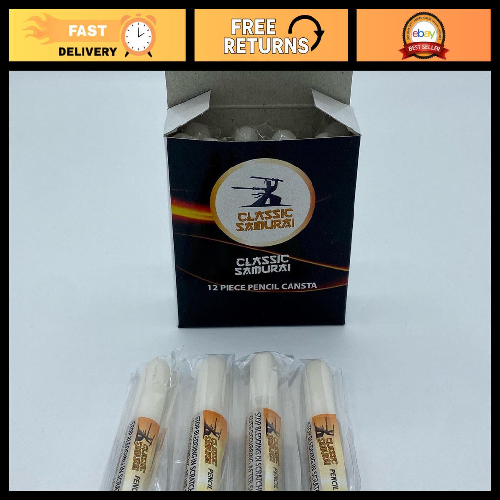 12-Pack Alum Styptic Pen for Minor Cuts - Quick Hemostasis & Healing