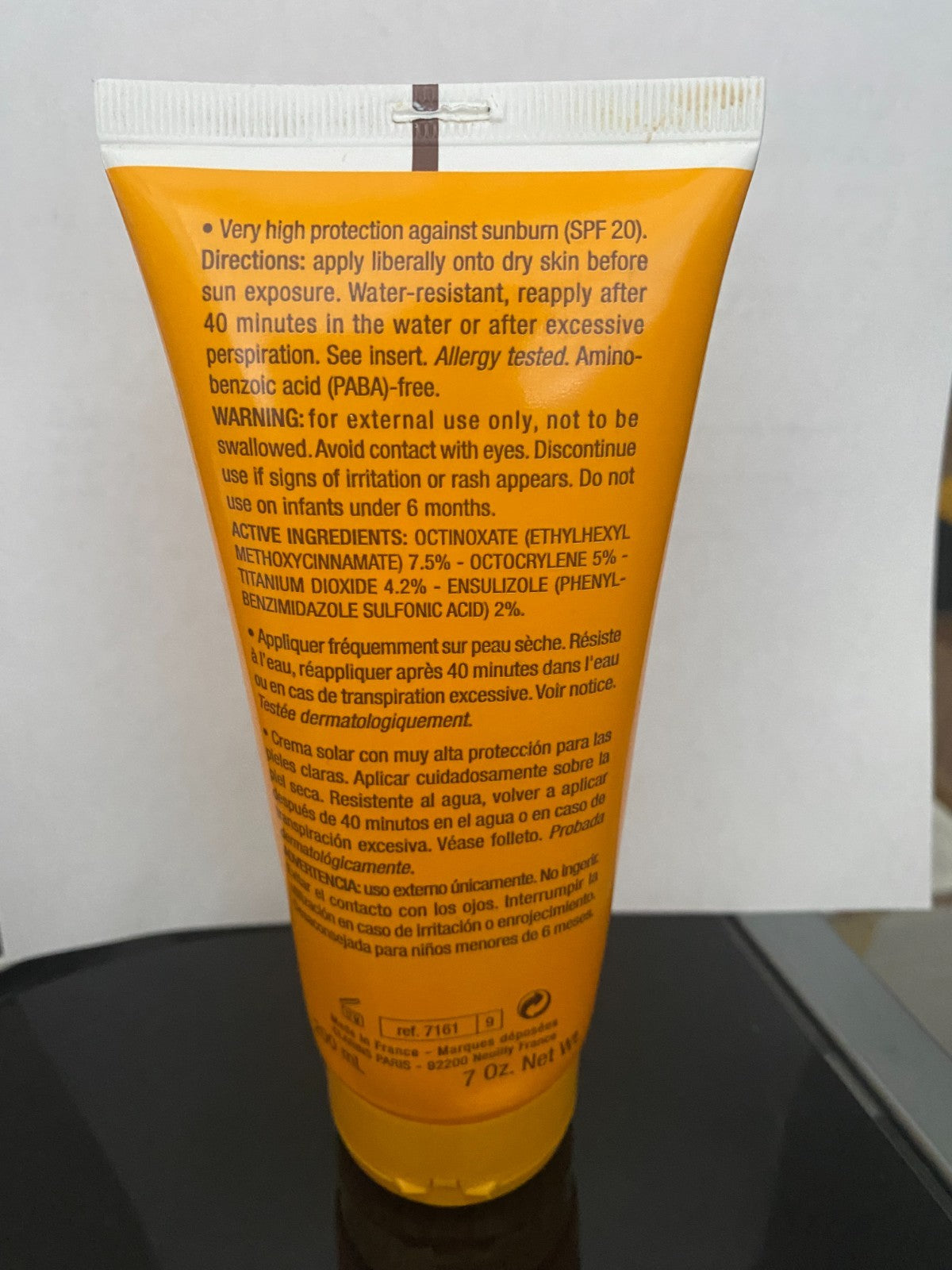 Clarins Very High Protection Sun Care Cream SPF20 for Fair Skin 7oz