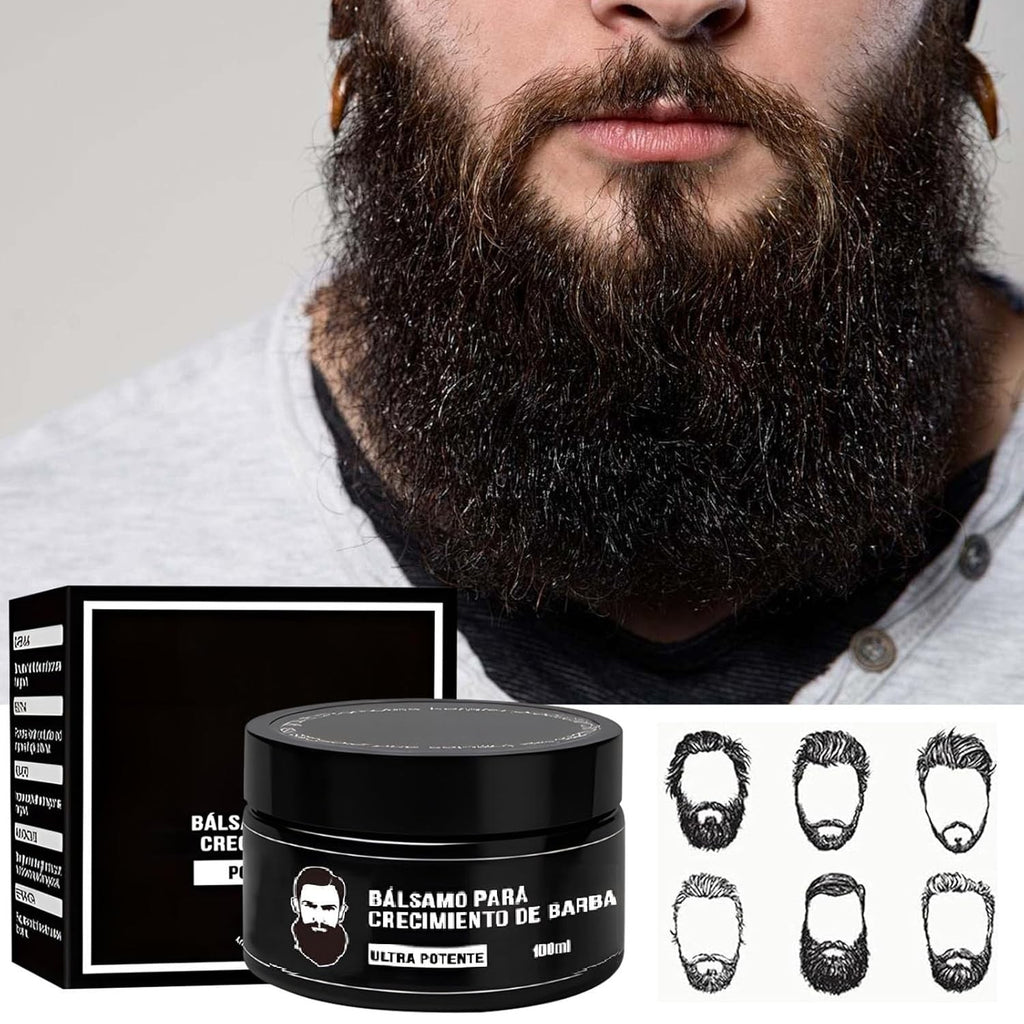 Beard Growth Serum - Ultra Potent Beard Stimulator with Natural Oils