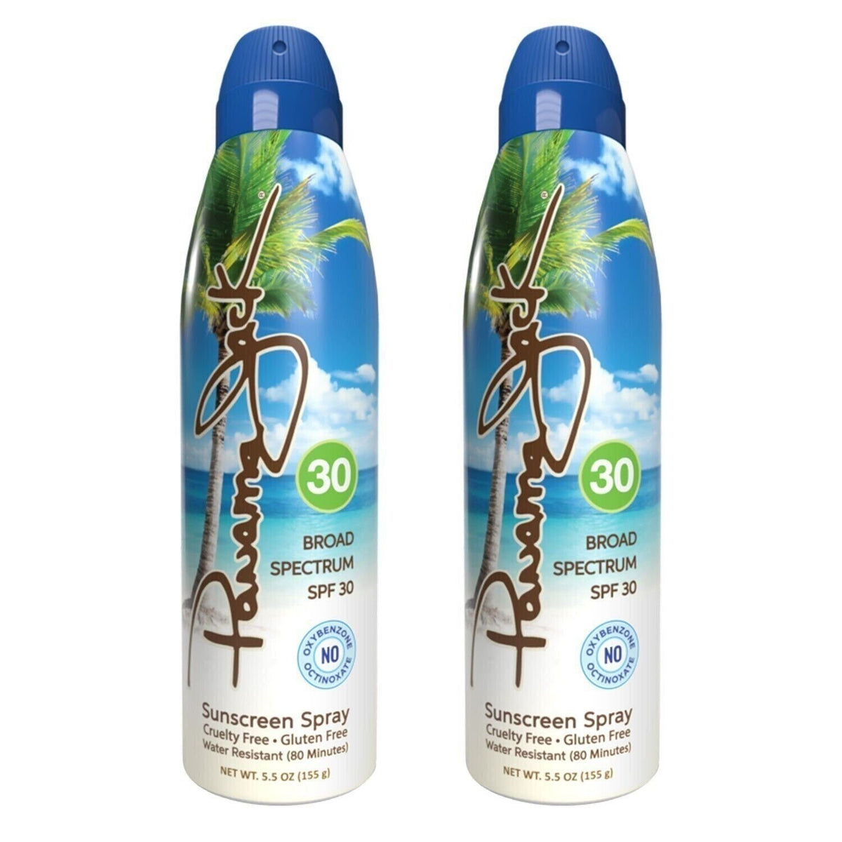 Sunscreen Spray Pack with SPF 8, 15, 30 & Bronzer SPF 8 - Panama Jack