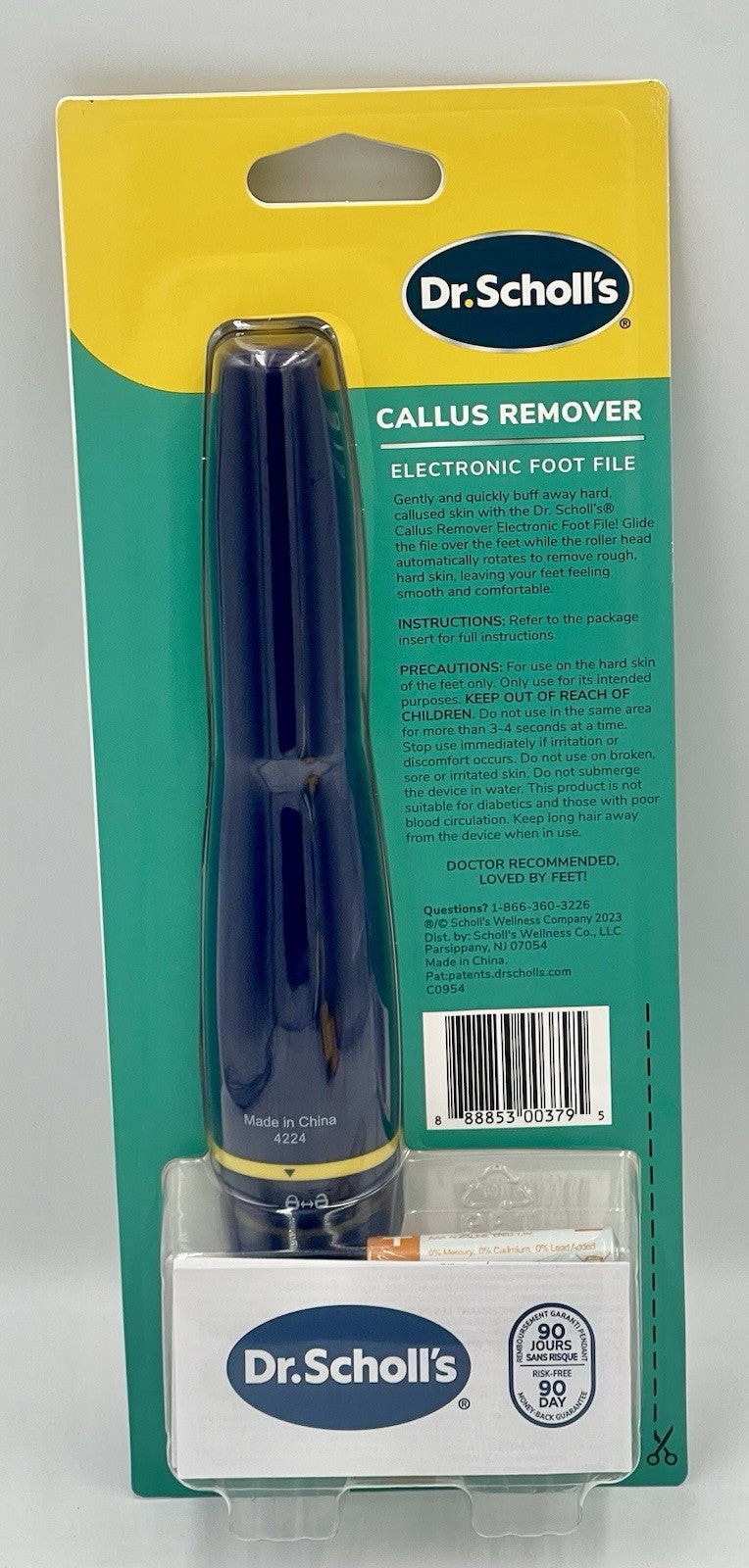 Electric Callus Remover for Feet - Dry, Cracked Heel Pedicure Tool