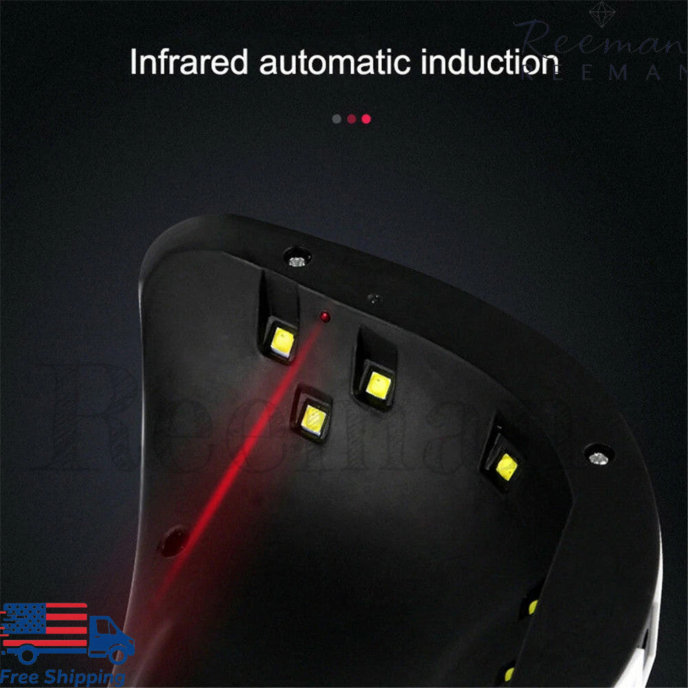 36W Nail Polish Dryer UV LED Lamp for Gel Curing Manicure Fast Drying