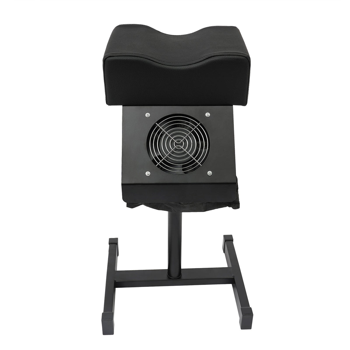 Adjustable Pedicure Stool Chair with Footrest & Cleaning Fan for Salon