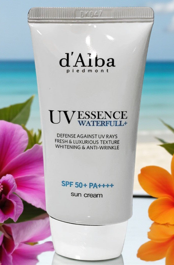 D'Alba Vegan Waterfull Sun Cream SPF50+ PA++++ Anti-Aging & Brightening Moisturizer