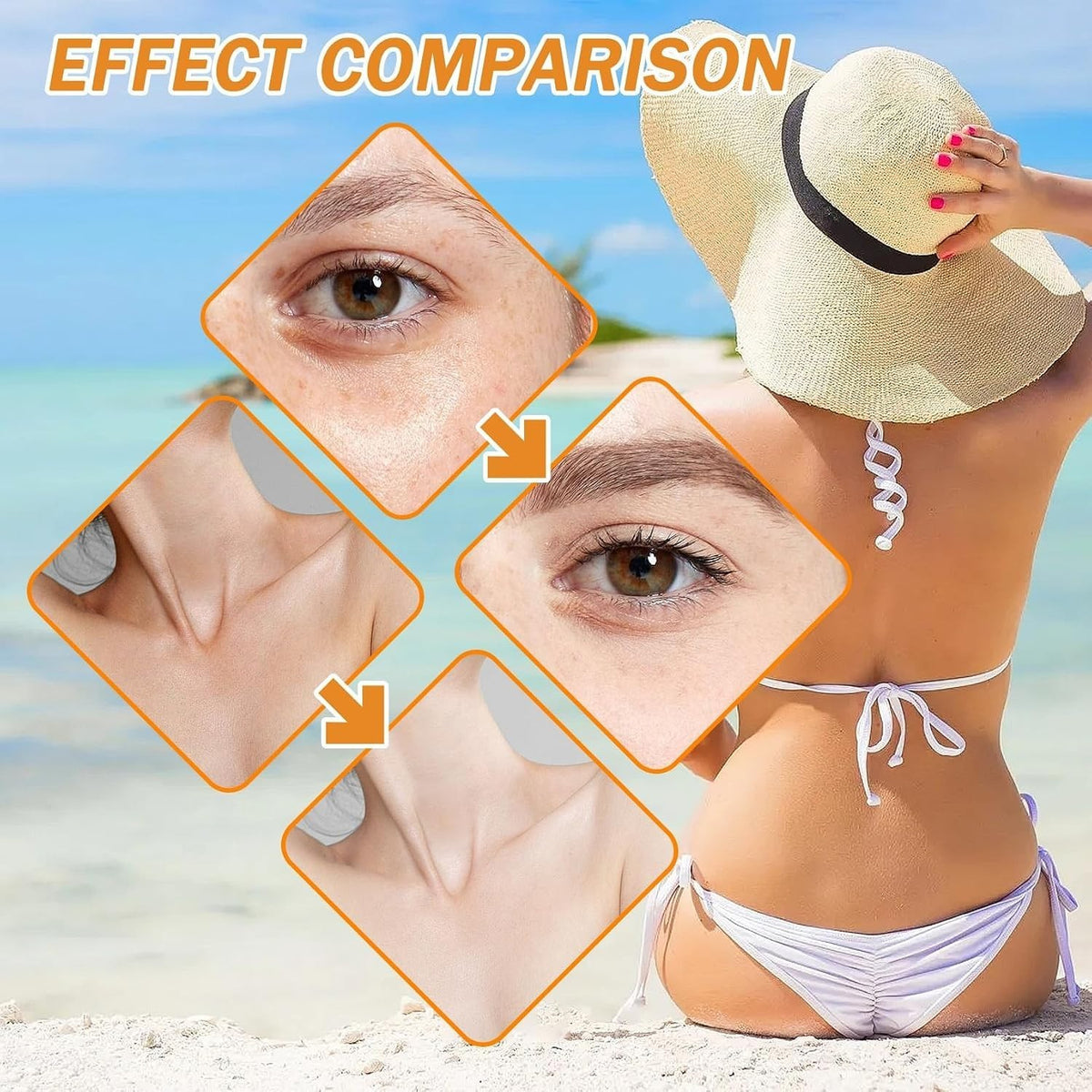 SPF 50+ Tinted Face Sunscreen with Moisturizer, Long-Lasting UV Protection
