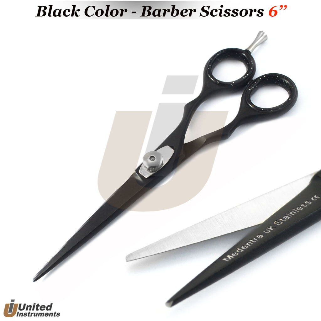 Professional 6-inch Hair Cutting Shears for Long & Short Hair - Barber Scissors