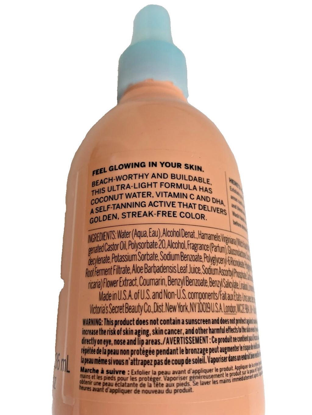 Victoria's Secret PINK Coco Pineapple Self Tanning Water Set - 8 fl oz x 2