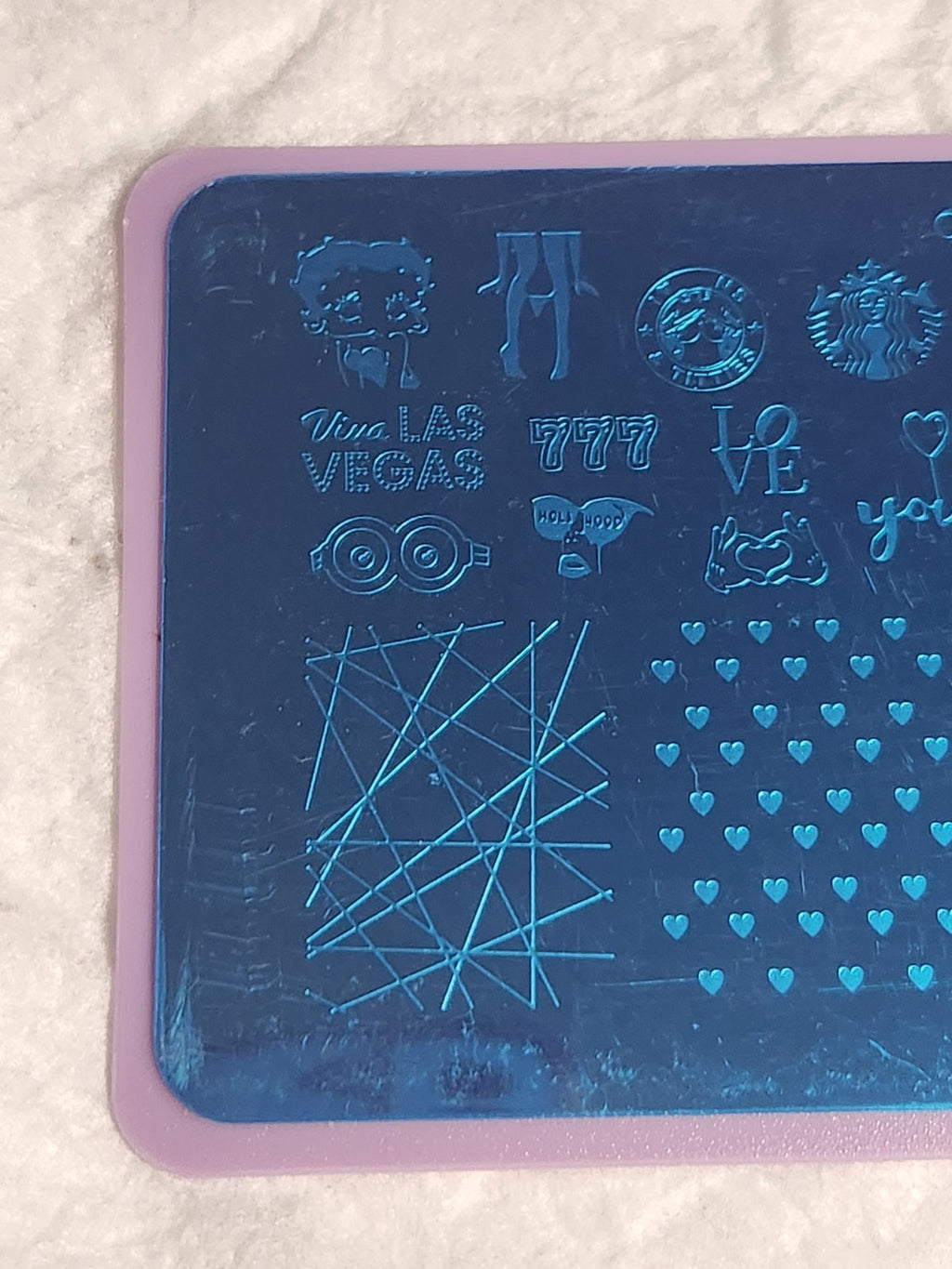 Nail Stamping Plate - Celebration 3 Nail Art Template for Manicure