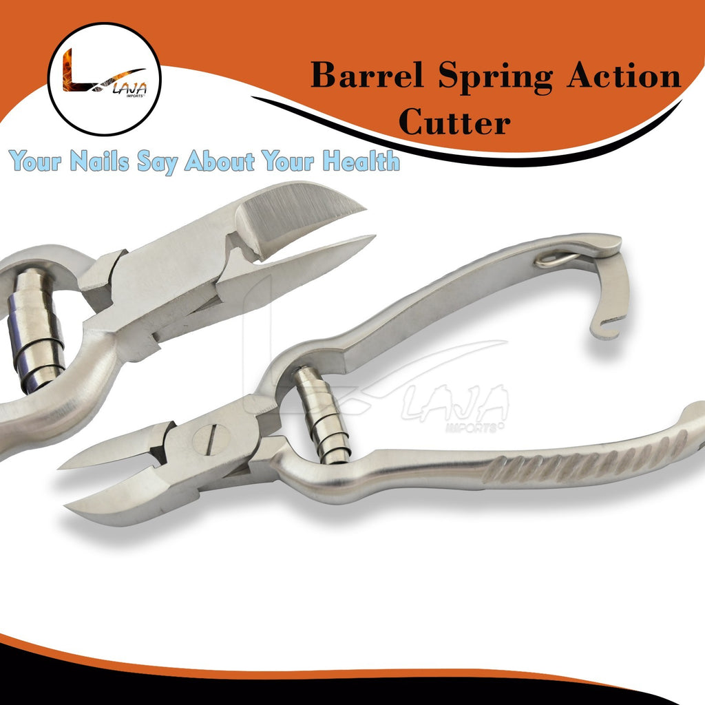 Heavy Duty Podiatrist Toenail Clippers for Thick & Ingrown Nails - 5.5 Inch Stainless Steel