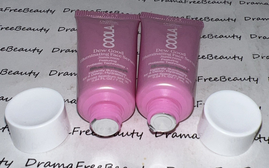 Coola Dew Good SPF 30 Illuminating Serum Sunscreen Duo Travel Minis