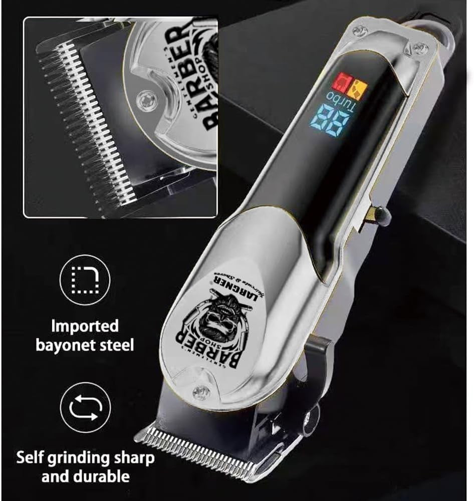 Professional Hair Cutting Kit for Men Wireless Trimmer & Shaver Set