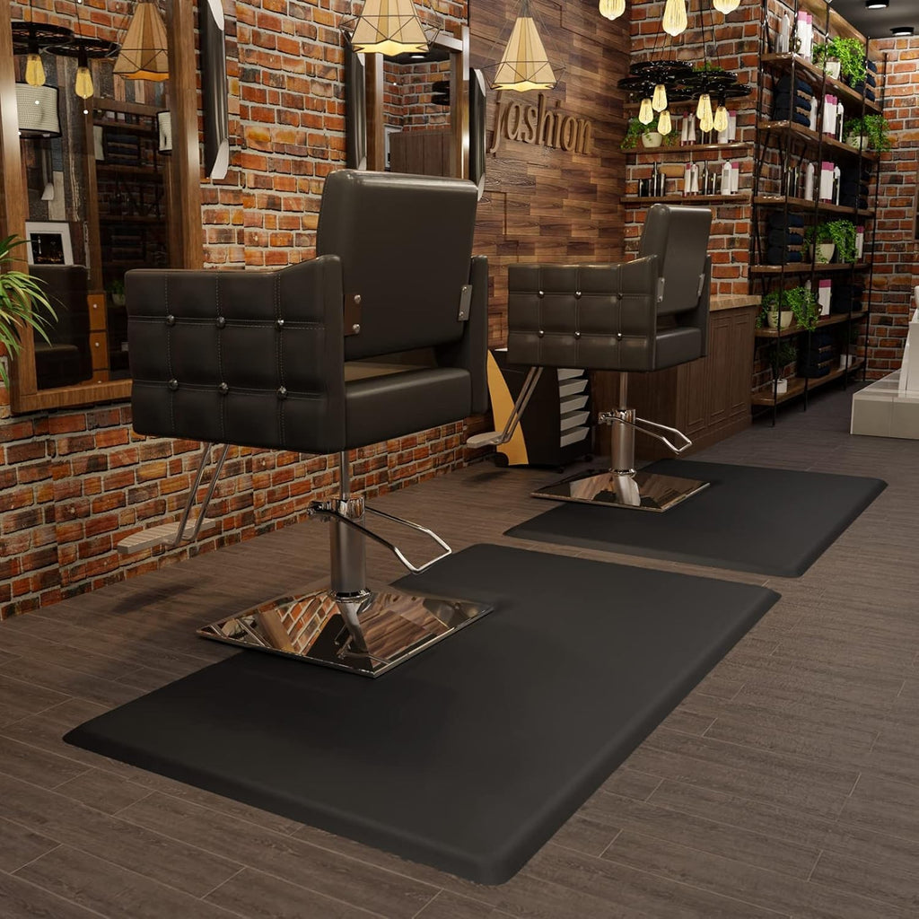 Anti-Fatigue Salon Floor Mat 3x5 Feet with Square Cutout, 3/4 Inch Thick