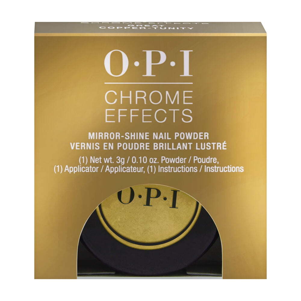 OPI Chrome Effects Mirror Shine Nail Powder - Gold Digger 0.1oz