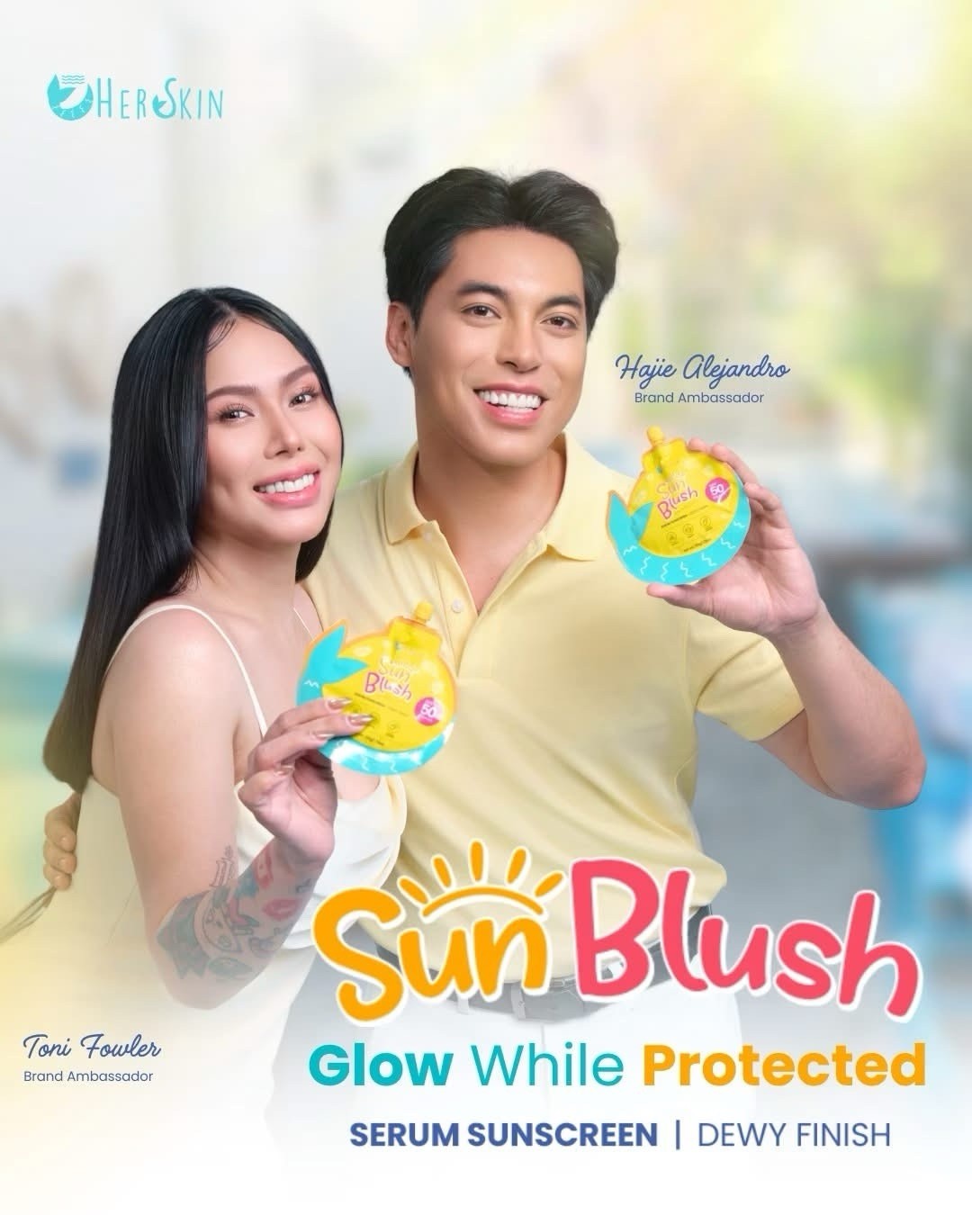 Sun Blush SPF50 PA+++ UV Care Cream Light & Hydrating 50g