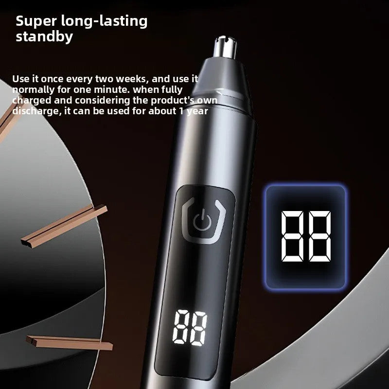 Rechargeable Unisex Nose Hair Trimmer with Removable Knife Head