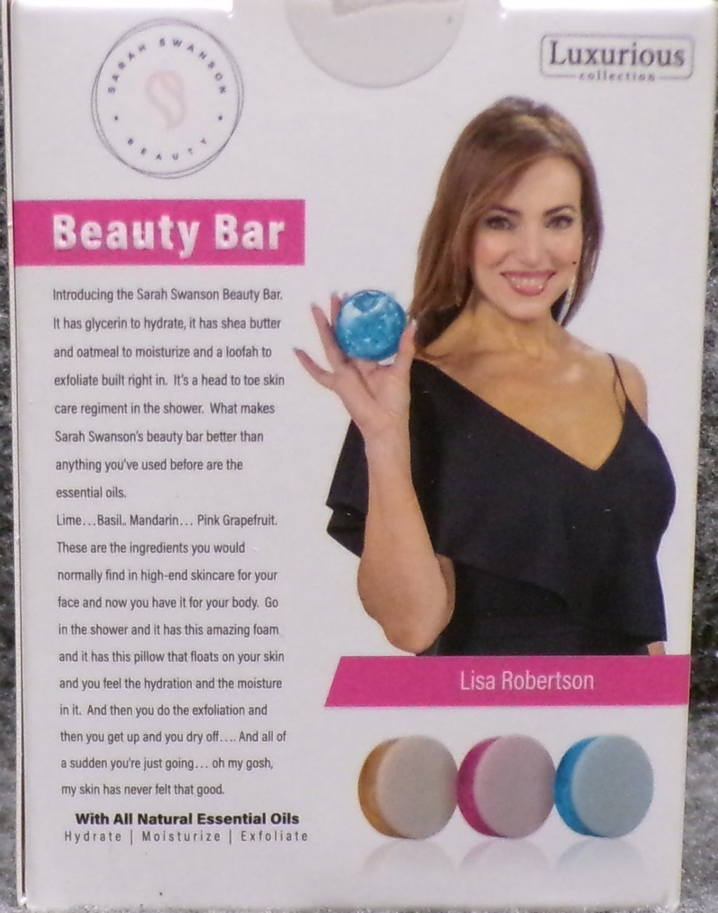 Sarah Swanson Beauty Bar Soap Set with Cosmetic Bag - 6 Bars, Orange Lime Basil