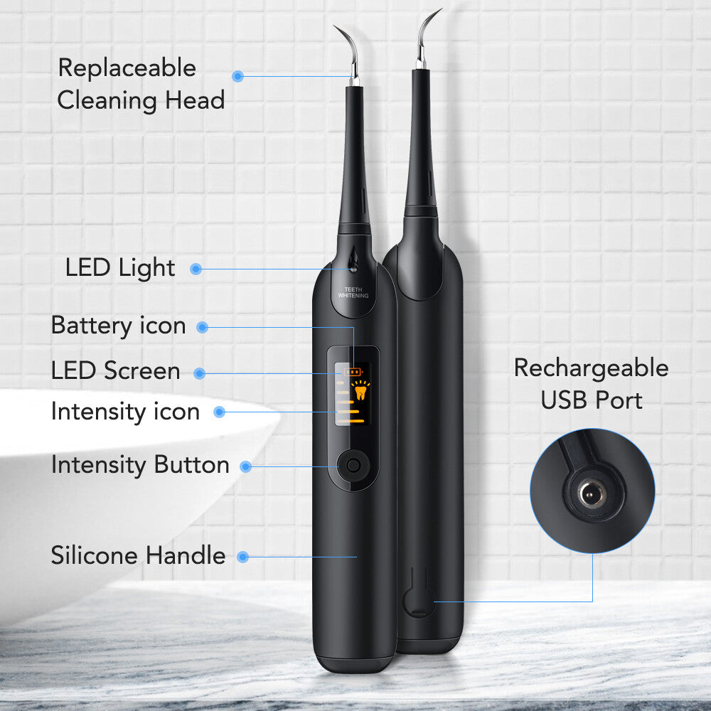 Electric Ultrasonic Tooth Cleaner Dental Scaler Tartar Remover