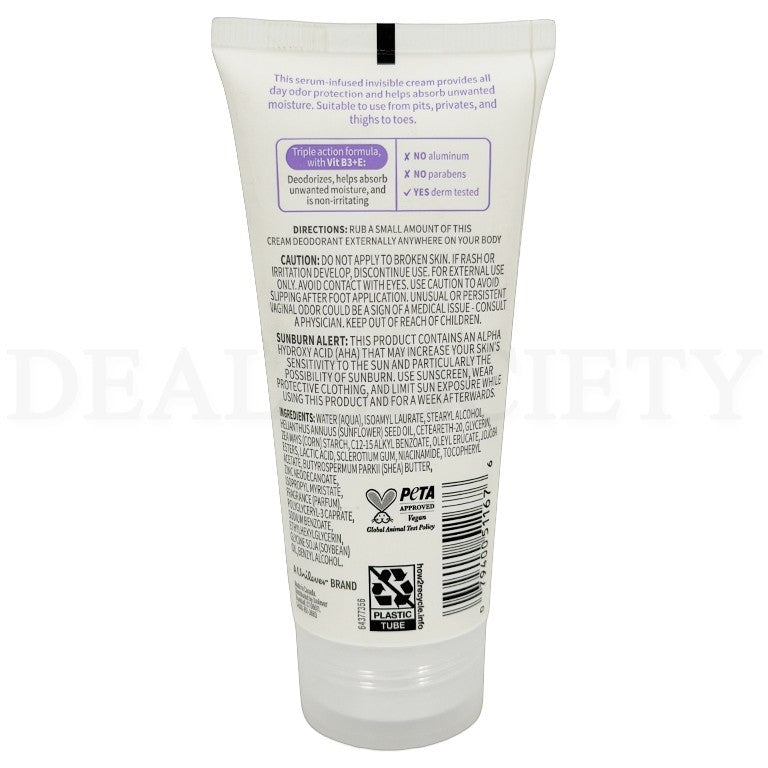 Whole Body pH Balancing Cream Deodorant with Coconut & Vanilla - 6 Pack 2.5oz