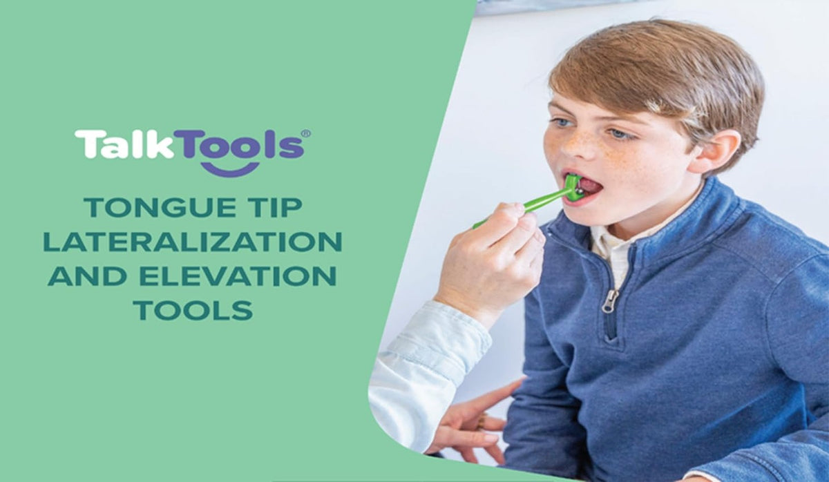 Tongue Tip Lateralization and Elevation Therapy Tool Set for Speech and Feeding