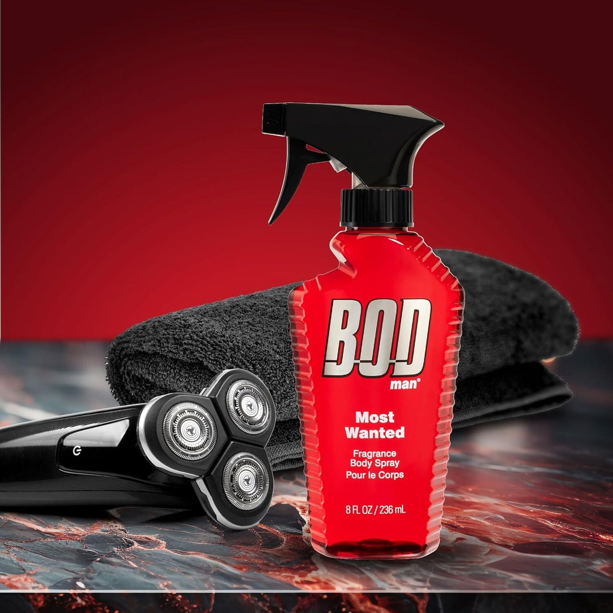 Bod Man Most Wanted Fragrance Body Spray - 8 fl oz Pack of 3