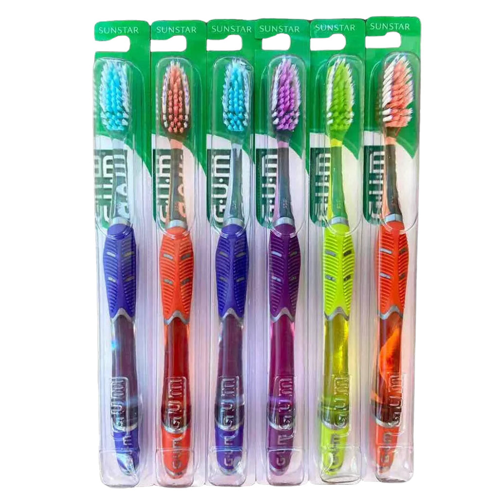 GUM Deep Clean Toothbrush Set 24 Full Size Soft Bristles for Effective Oral Care