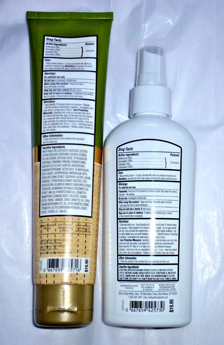 Waikiki SPF 50 Sunscreen Lotion & Spray Set - Water Resistant Broad Spectrum